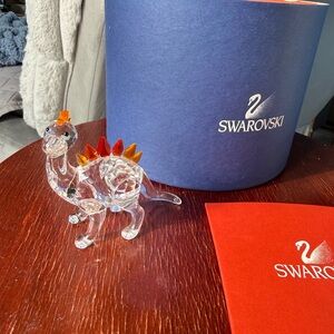Swarovski crystal Dino the Dinosaur figurine, model number 268204 box and coa